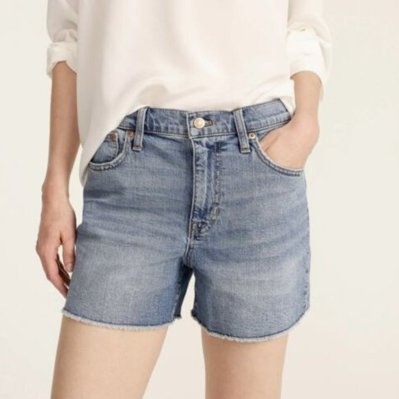 J. Crew Blue Jean Shorts - Picture 1 of 10
